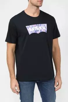 Хлопковая футболка с принтом LEVI'S