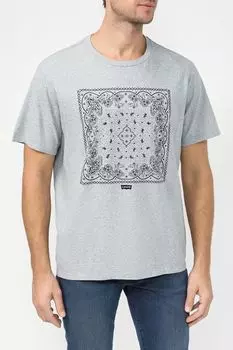 Хлопковая футболка с принтом LEVI'S