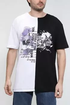 Хлопковая футболка с принтом Loft