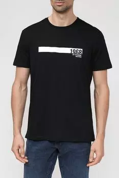 Хлопковая футболка с принтом Loft