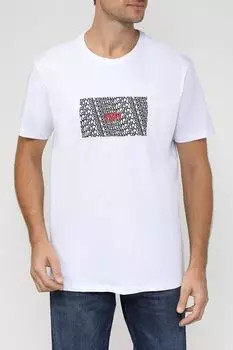 Хлопковая футболка с принтом Loft