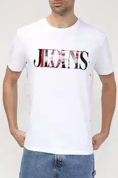 Хлопковая футболка с принтом Loft