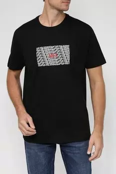 Хлопковая футболка с принтом Loft