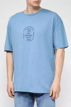 Хлопковая футболка с принтом Loft