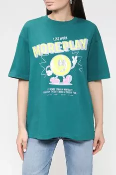 Хлопковая футболка с принтом Marc O'Polo Denim