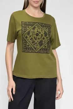 Хлопковая футболка с принтом Marc O'Polo