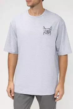 Хлопковая футболка с принтом MARCO DI RADI