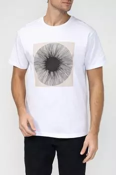 Хлопковая футболка с принтом MARCO DI RADI