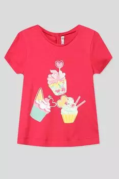 Хлопковая футболка с принтом Mayoral