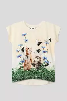 Хлопковая футболка с принтом Molo