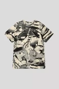 Хлопковая футболка с принтом Molo