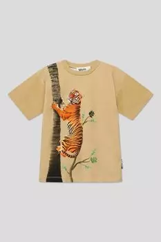 Хлопковая футболка с принтом Molo