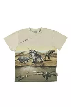 Хлопковая футболка с принтом Molo