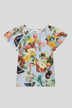 Хлопковая футболка с принтом Molo