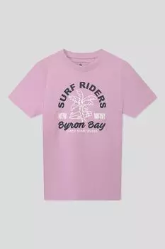 Хлопковая футболка с принтом OVS