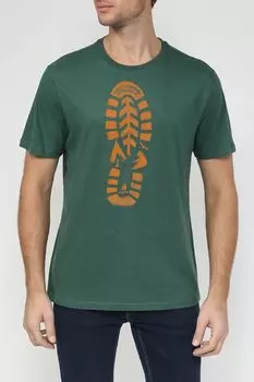 Хлопковая футболка с принтом OVS