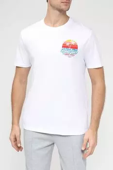 Хлопковая футболка с принтом OVS