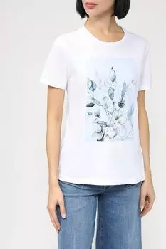 Хлопковая футболка с принтом OVS