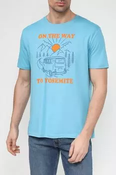 Хлопковая футболка с принтом OVS