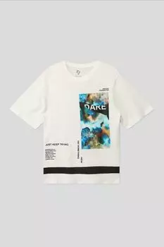 Хлопковая футболка с принтом Reporter Young