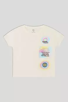 Хлопковая футболка с принтом Reporter Young