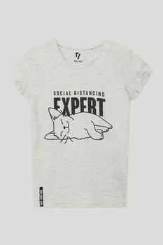 Хлопковая футболка с принтом Reporter Young