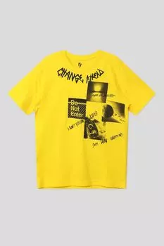 Хлопковая футболка с принтом Reporter Young