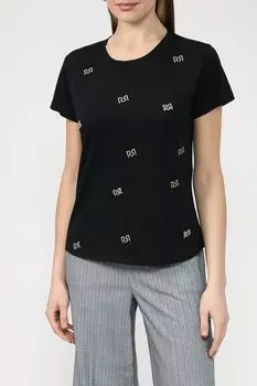 Хлопковая футболка с принтом Rinascimento