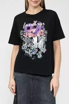 Хлопковая футболка с принтом s.Oliver