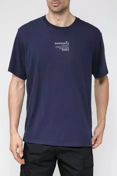 Хлопковая футболка с принтом Superdry