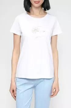 Хлопковая футболка с принтом Taifun