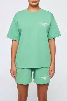 Хлопковая футболка с принтом The Couture Club