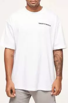 Хлопковая футболка с принтом The Couture Club