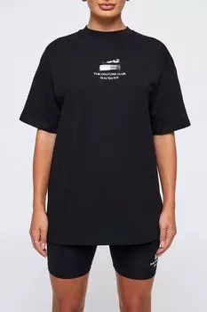 Хлопковая футболка с принтом The Couture Club