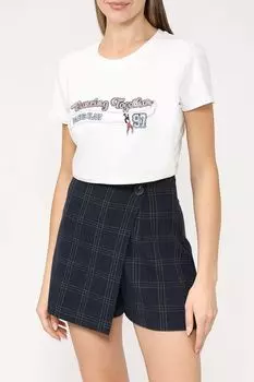 Хлопковая футболка с принтом Twist