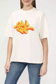 Хлопковая футболка с принтом Twist