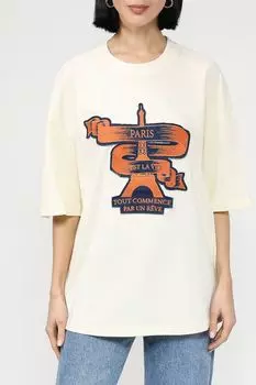 Хлопковая футболка с принтом Twist