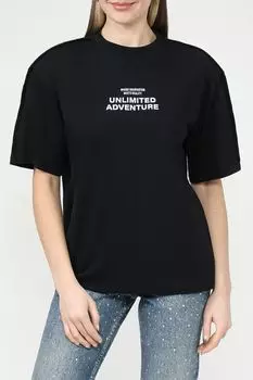 Хлопковая футболка с принтом Twist