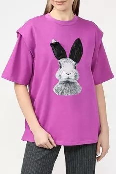 Хлопковая футболка с принтом Twist