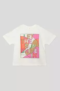 Хлопковая футболка с ярким принтом s.Oliver