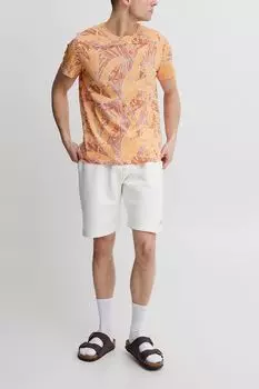 Хлопковая футболка с растительным принтом Blend