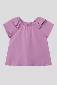Хлопковая футболка с рюшами OVS