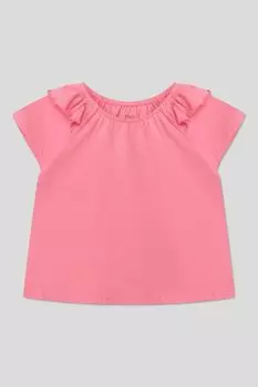 Хлопковая футболка с рюшами OVS