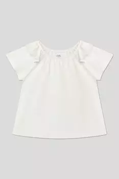 Хлопковая футболка с рюшами OVS