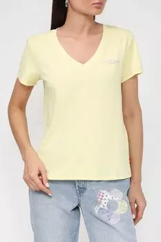 Хлопковая футболка с V-вырезом LEVI'S