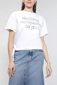 Хлопковая футболка Silvian Heach