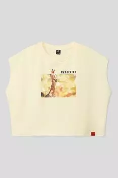 Хлопковая футболка укороченного кроя Reporter Young