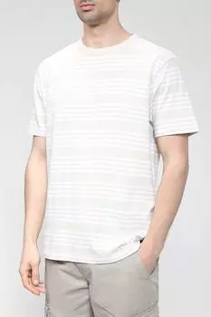 Хлопковая футболка в полоску LERROS