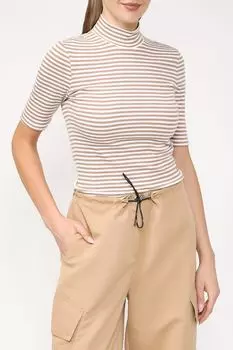 Хлопковая футболка в полоску Loft