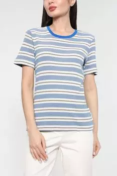 Хлопковая футболка в полоску Marc O'Polo